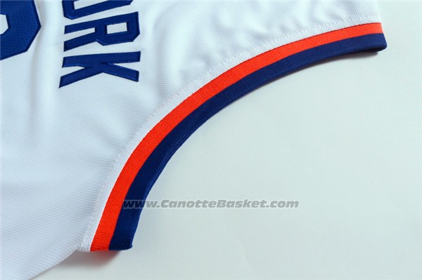 Maglia New York Knicks Joakim Noah #13 Retro Bianco